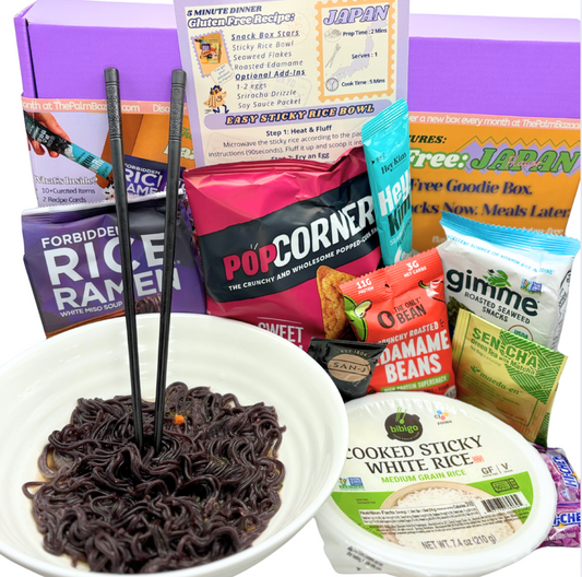 Gluten-Free Japan Snack Box: Recipes, Noodles & Tea